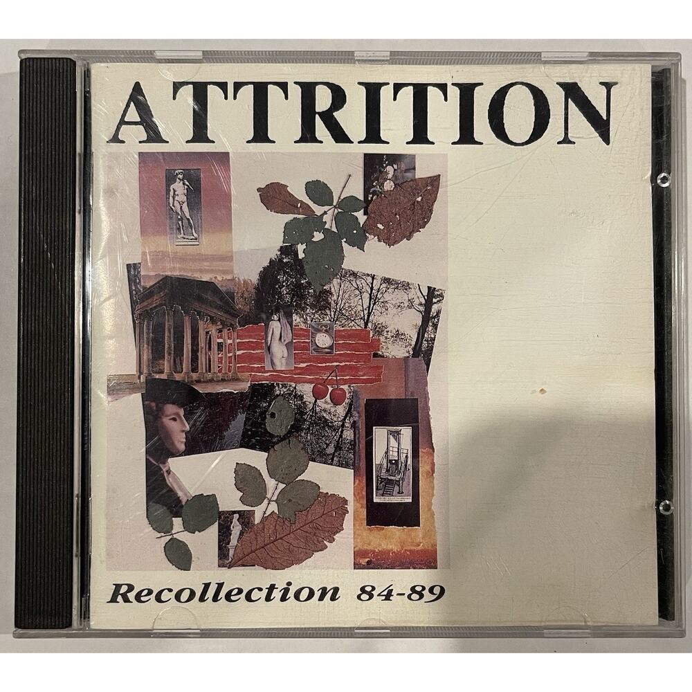 Attrition- Recollection 84-89 CD- Classic Electro Experimental Rare Out Of Print